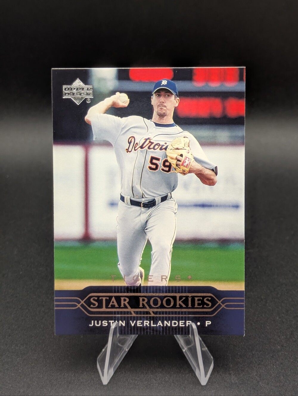 2005 Upper Deck Star Rookies Justin Verlander #430 RC Detroit Tigers Rookie HoF